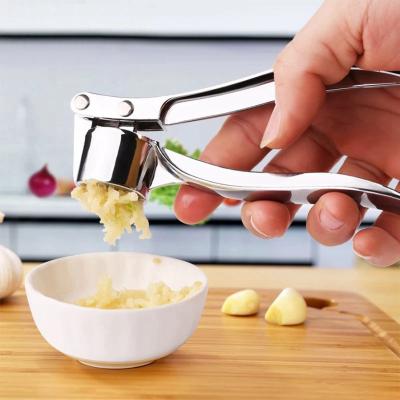 China 1pcs Multifunctional Garlic Press Crusher Kitchen Cooking Ginger Squeezer Masher Handheld Ginger Meat Grinder Tools Kitchen Accessories Hy00279900 for sale