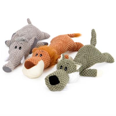 China China Wholesale Price Viable Voice Dog Toy Interactive Plush Toy Puppy Molar Toy for sale