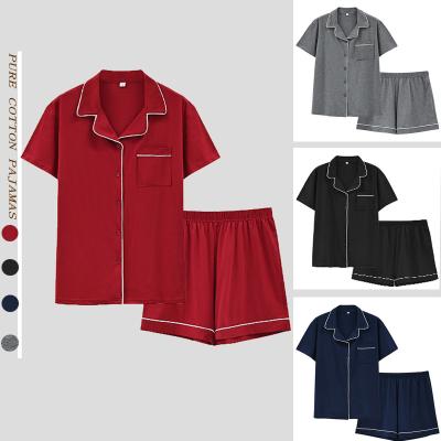 China 2021Women's QUICK DRY Pajamas Sets Short Sleeve Sleepwear Button Down Nightgowns Shorts Soft Pj Sets S-XXL for sale