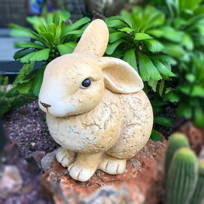 China Garden World Wholesale Animal Statue Resin Sculpture Rabbit Home Decoration Rabbit Statue for sale