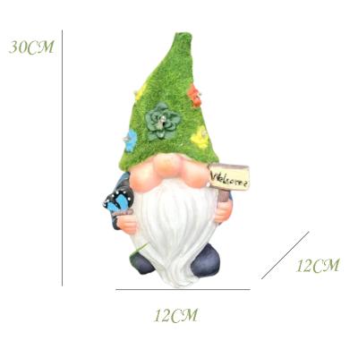 China Europe; Various USA Factory Hot Sale Best Quality Garden Night Gnome Statue 6 Led Light for sale