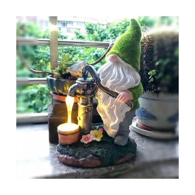 China Europe; USA Garden Cost Effective Decorations Wholesale Wholesale Gnome Statue Led Light for sale