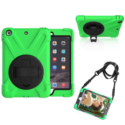 China Latest Popular Shockproof And Scratchproof Plastic And Silicone Hard Case For iPad Mini 1 2 3 Kids Universal Band Case for sale