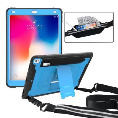 China Pencil Storage Bag / Holder / Kickstand With Shoulder Strap And Hand Strap And Holder Cover Case For iPad Air 10.5 (2019) for sale