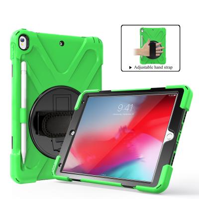 China Business / Personal / Promotion 360 Rotating Shockproof Rugged Multifunctional Holder Grip Cover For iPad Pro 10.5 Inch Tablet Cases for sale