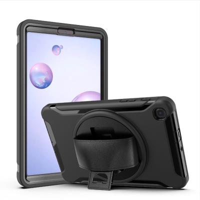 China Shockproof/scratchproof/waterproof For Samsung Galaxy Tab 8.4 One Inch 2020 T307 Hybrid Cover With Hand Strap Cover Tablet Leather Case for sale