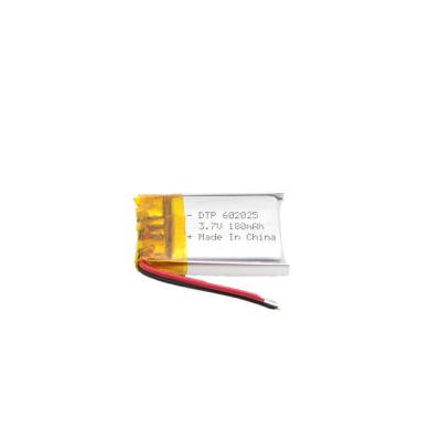 China Lithium Polymer Battery With PCM/Connector/Wires UN38.3 Common Lithium Battery 240mah 250mah 3.7v 602025 Lithium Polymer Battery With JST Connector for sale