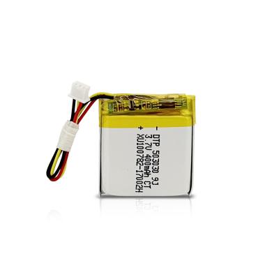 China Toys UL KC MSDS UN38.3 Certified Lipo 503030 3.7v 400mah Lithium Polymer Battery for sale