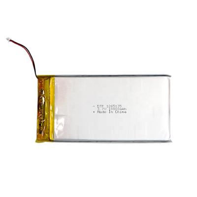 China Toys DTP 1265135 3.7v Lipo Li-Ion Battery Cells 10000mAh Lithium Polymer Battery For Power Supply for sale