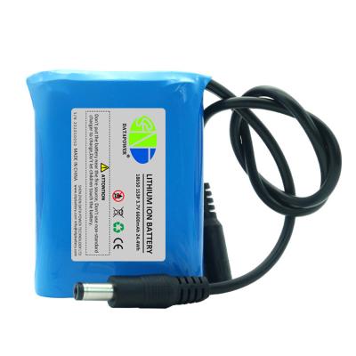 China Toys DTP 18650 1S3P Li Ion Battery Pack 3.7v 6600mAh Lithium Ion Battery for sale