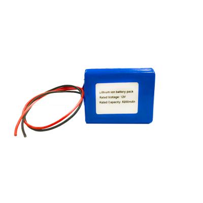 China DTP factory 18650 Li ion battery 11.1v/12v 3S2P 4400mah lipo lithium battery pack custom made CUSTOM for sale