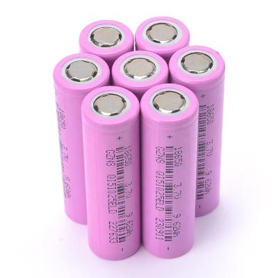 China Toys 18650 rechargeable battery 9.62Wh 3.7v 2600mAh lithium ion battery 2600mah battery for sale