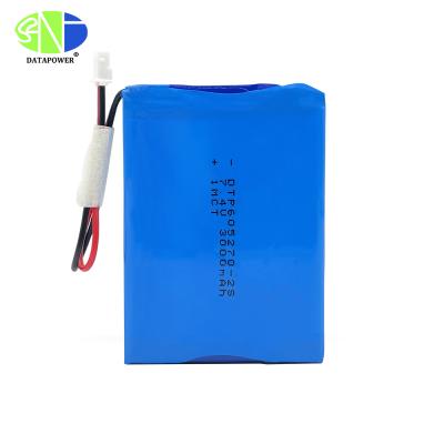 China Safety lithium ion battery pack 605270 lipo 2S battery 7.4v 3000mAh lithium polymer battery for sale