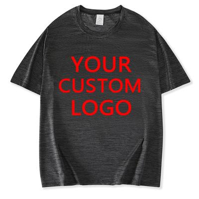 China QUICK DRY Custom Logo T-Shirt Men's Number Instructions Unisex Custom Shirts Printing Custom Design T Shirts for sale