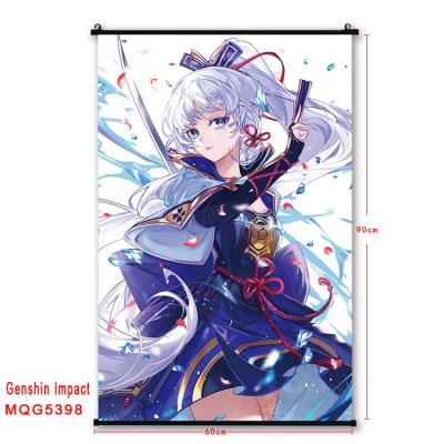 China Wholesale Classic Cartoon 3D Printing Hanging Pictures And Poster For Anime Genshin Impact Wall Picture 60X90CM Support Picture Custom for sale