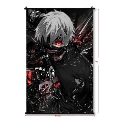 China Wholesale Classic Cartoon 3D Printing Hanging Pictures And Poster For Anime Tokyo Ghoul Wall Picture 60x90cm Support Picture Custom for sale