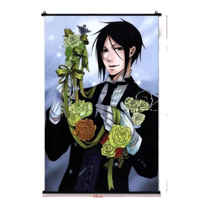 China Classic Cartoon 3D Printing Hanging Pictures And Poster For Anime Black Butler Wall Picture for sale