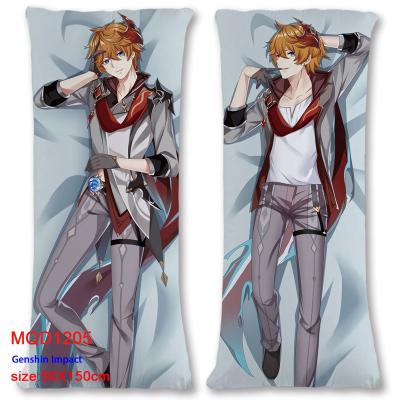 China Wholesale Anime Genshin Impact Game Pillow Case Suit 150cm Pillow Cover Anti-Static (Not Stuffing) for sale