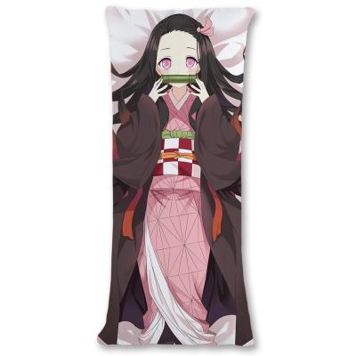 China Anti-Apnea Anime Demon Slayer: Kimetsu no Yaiba Hugging Body Pillow Case Kamado Nezuko Otaku Costume Cover Wholesale (Not Stuffing) for sale