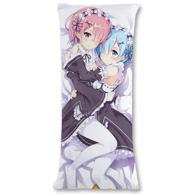 China Anti-Apnea Anime Re: Life in a Different World of Zero Hugging Body Pillow Case Kamado Nezuko Otaku Costume Cover Wholesale (Non Stuffing) for sale