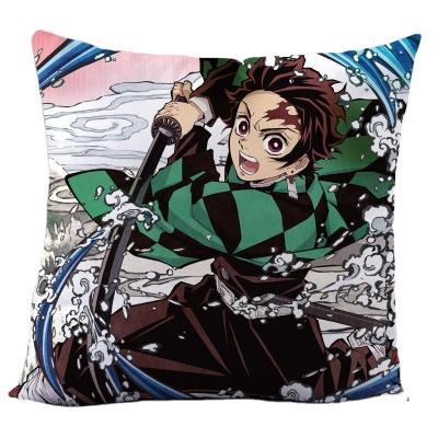 China 3d anti-static pillow - anime demon slayer printed pillowcase customization (non-stuffing) for sale