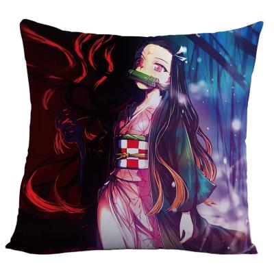 China Anti-Static Anime Demon Slayer Pillow Cover Bedding Room Decorations Cushion Home Decor 3d - Printed Pillowcase Customization (No Case Stuffi for sale