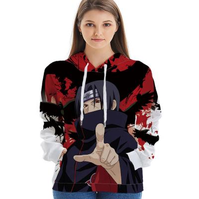 China Wholesale Customizable Men's Hoodies Sweatshirts BORUTO Akatsuki Cloud Pattern Red Anime Hoodie QUICK DRY for sale