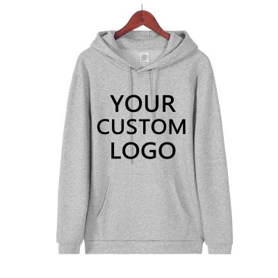 China QUICK DRY wholesale custom made unisex organic cotton long sleeves hoodies pullover simple sweatshirt logo hoodies men women sweatshirts for sale