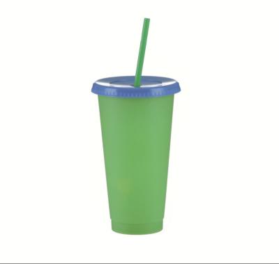 China Viable Clear Plastic Plastic Cup Ice Cream Tea Milk Coffee Coffee Cup With A Lid for sale