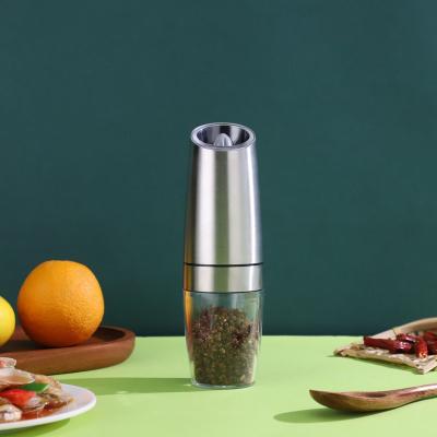 China Viable Automatic Gravity Pepper Mill Battery Operated Electric Salt and Pepper Grinder for sale