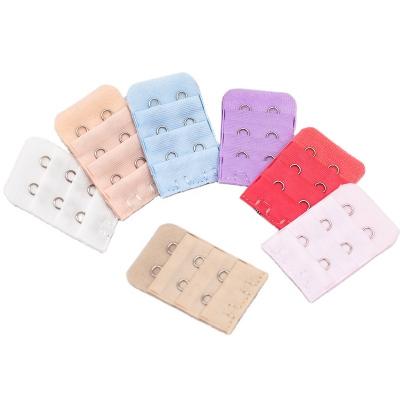 China Extended bottom wall matched colors bra supplement 2 hook soft and comfortable bra extender for sale