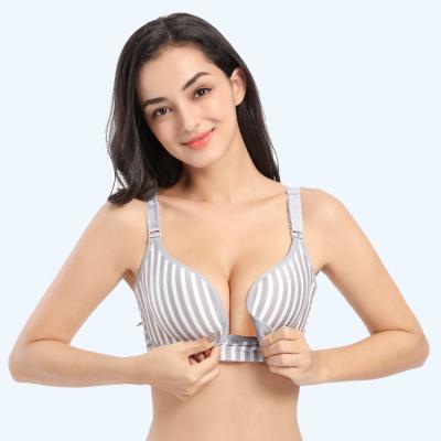 China Adult Maternity Cotton Antibacterial Free Shipping Wireless Nursing Nursing Bra for sale