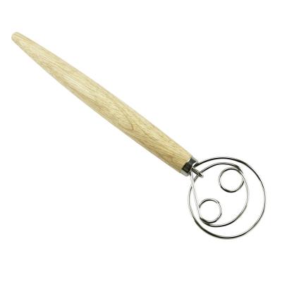 China Viable Danish Dutch Style Dough Beater Stainless Steel Style Bread Beater Hand Bread Mixer Beater Hooks for sale