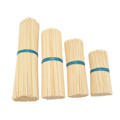 China Heat Resistance High Quality Disposable BBQ Skewer Bamboo Kebab Sticks for sale