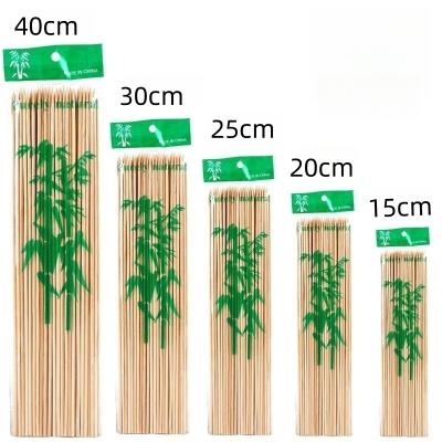 China Thermal Resistance Jiangxi Supplier Bamboo Barbecue Sticks Custom Logo for sale