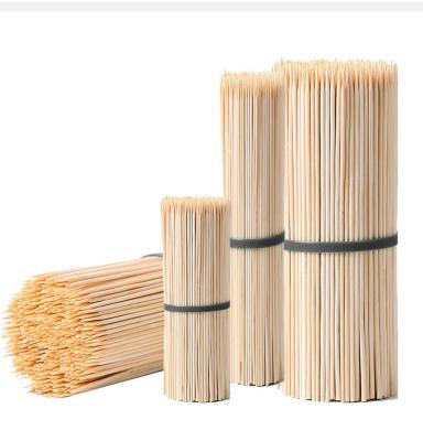 China Heat Resistance BBQ Tools Round Barbecue Bamboo Kebab Spits Sticks for sale