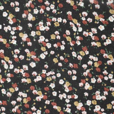 China Factory Supplier Anti-static Chinese Skin Friendly Small Poly Floral Printed Chiffon Fabric for sale