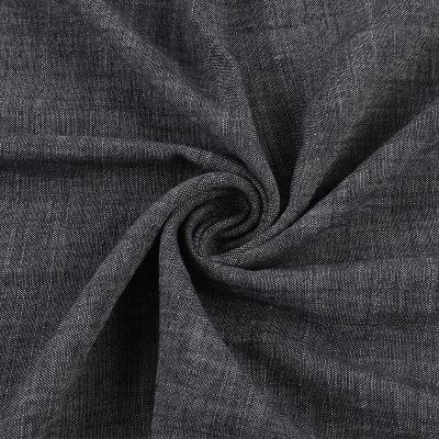 China Viable Custom Color Yarn Good Quality Mass Production Rayon Linen Dye Fabric For Dress for sale