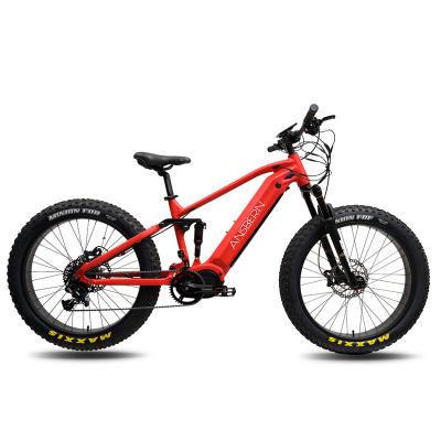 China Electric Mountain Bikes / Electric Road Bikes Ansbern OEM Bike 48v Tire Ebike Fat Mid Mountain Fast Electric Drive for sale