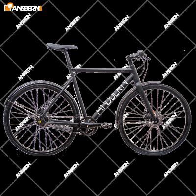 China Aluminum Made In China 700C Frameset 7 Speed ​​Derailleur Carbon Belt Drive City Star Bike for sale