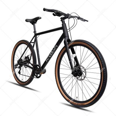 China Ansbern New Design 650B Aluminum Rim Microshift 8 Speed ​​Two Wheels Gravel Bike City Bicycle for sale