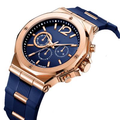 China Heren Luxury Stainless Steel Wristwatches Watch Clock Relogio Masculino Wholesale Brand Chronograph Mens Sports Custom Watch for sale