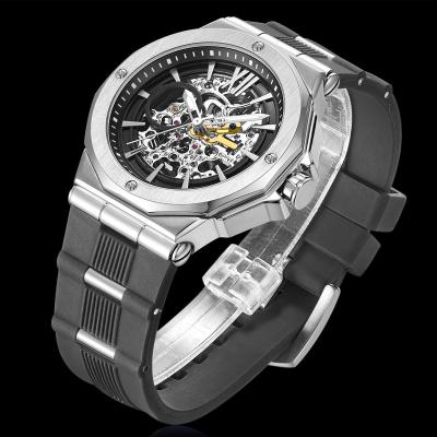 China Top Brand Water Resistant Luxury Sport Watches Skeleton Dial Wristwatches Super Luminous For Mechanic Watches Men for sale