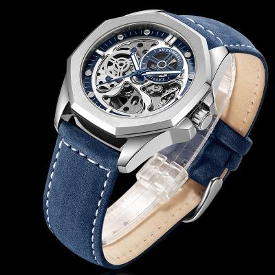 China Wholesale Water Resistant Watches Heren Luxury Genuine Leather Watch Mens Clock Top Brand Mens Automatic Mechanical Wrist Watch for sale