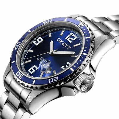 China High Quality Steel Automatic Mechanical Waterproof Diver Watch 20ATM Dive Watch Heren Clock New Auto Date for sale