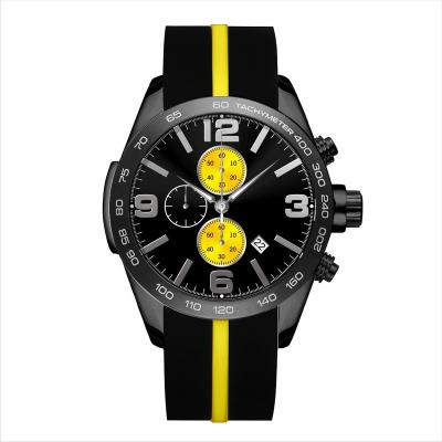 China Fashionable Chronograph Order Custom Your Logo OEM Stainless Steel Luxury Chronograph Mens Sports Watch for sale