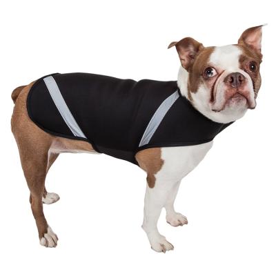 China Wholesale Viable Shell Fabric Pet Dog Coat Waterproof Jacket Neoprene Safety Reflective Dog Harness Vest for sale