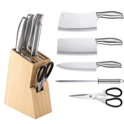 China Hot Selling Minimalist Amazon Kitchen Knives 6 Piece Stainless Steel Professional Knife Set Kitchen Gifts Knife Sets for sale