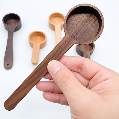 China Coffee Spoon OEM/ODM Custom Tableware Tea Spoon High Quality Minimalist Wooden Wholesale Reusable Shovels Wooden Teaspoon for sale