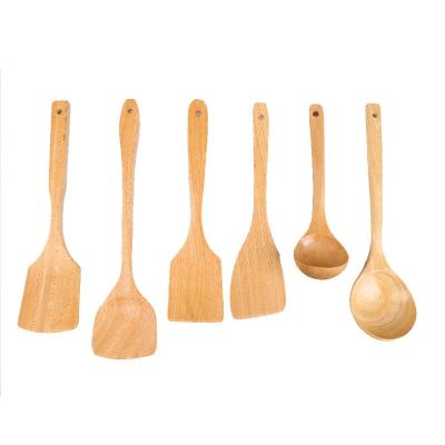 China Viable Wholesale Handmade Wooden Spatula Spoon Wooden Kitchen Tools Wenge Factory Kitchen Baking Accessories for sale